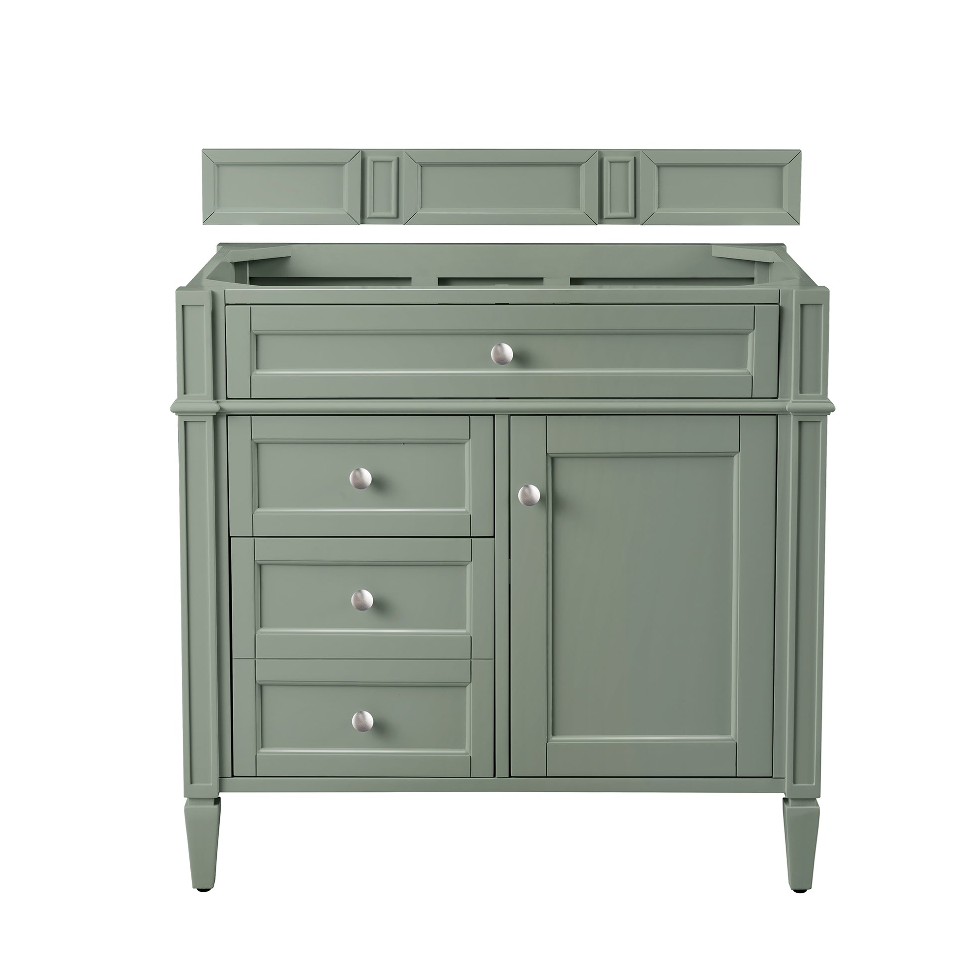 Brittany 36" Single Vanity, Smokey Celadon James Martin Vanities