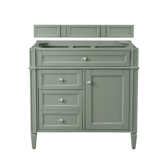 Brittany 36" Single Vanity, Smokey Celadon James Martin Vanities