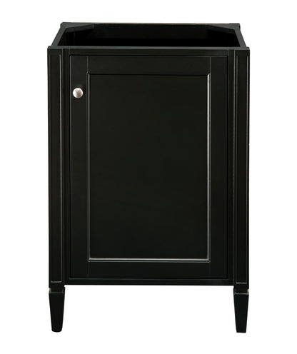 Britannia 24" Single Vanity Cabinet, Black Onyx James Martin Vanities