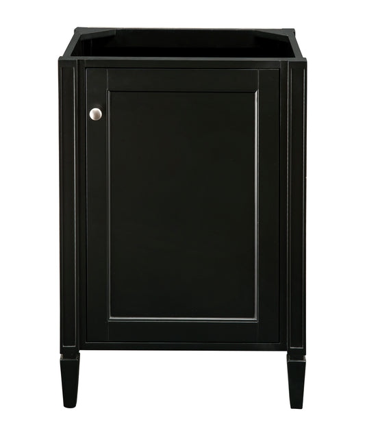 Britannia 24" Single Vanity Cabinet, Black Onyx James Martin Vanities