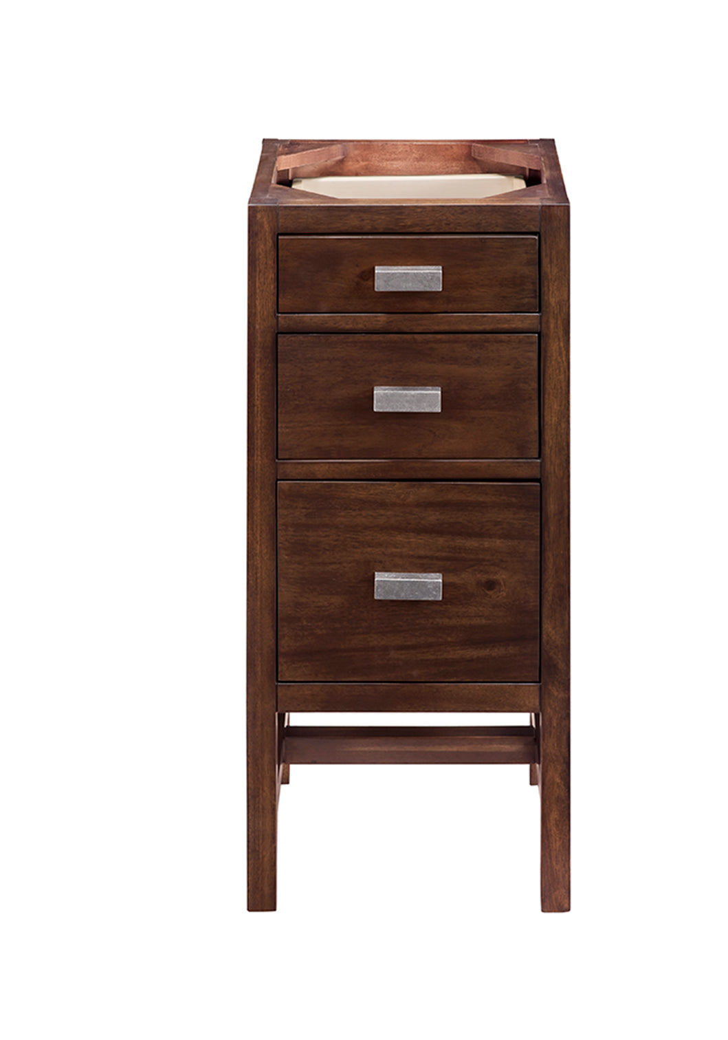 Addison 15"  Base Cabinet w/ Drawers, Mid Century Acacia James Martin Vanities