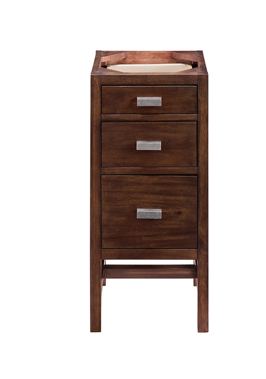 Addison 15"  Base Cabinet w/ Drawers, Mid Century Acacia James Martin Vanities