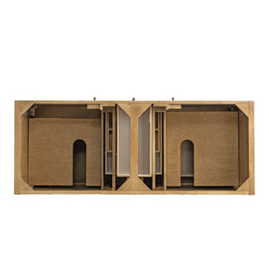 Hudson 60" Double Vanity, Light Natural Oak James Martin Vanities