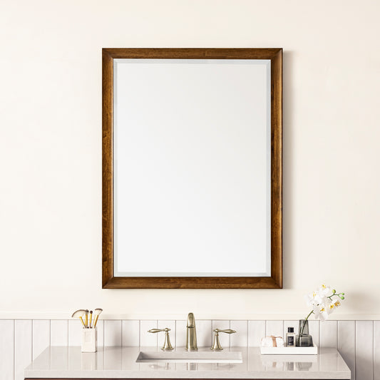 Glenbrooke 30" Mirror, Country Oak James Martin Vanities