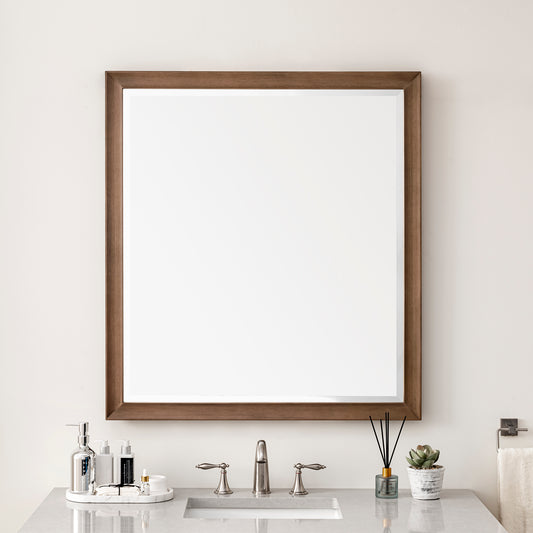 Glenbrooke 36" Mirror, Whitewashed Walnut James Martin Vanities