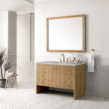 Load image into Gallery viewer, Hudson 48&quot; Single Vanity, Light Natural Oak w/ 3CM Eternal Serena Top James Martin Vanities