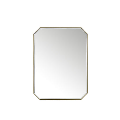 Rohe 30" Octagon Mirror, Champagne Brass James Martin Vanities