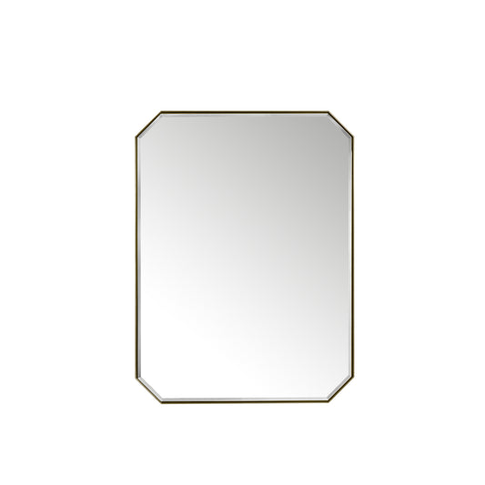 Rohe 30" Octagon Mirror, Champagne Brass James Martin Vanities