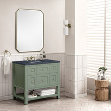 Load image into Gallery viewer, Breckenridge 36&quot; Single Vanity, Smokey Celadon w/ 3CM Charcoal Soapstone Top James Martin Vanities