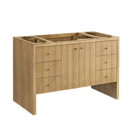 Hudson 48" Single Vanity, Light Natural Oak James Martin Vanities