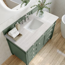 Load image into Gallery viewer, Bathroom Vanities Outlet Atlanta Renovate for LessBrittany 48&quot; Single Vanity, Smokey Celadon w/ 3CM Arctic Fall Top