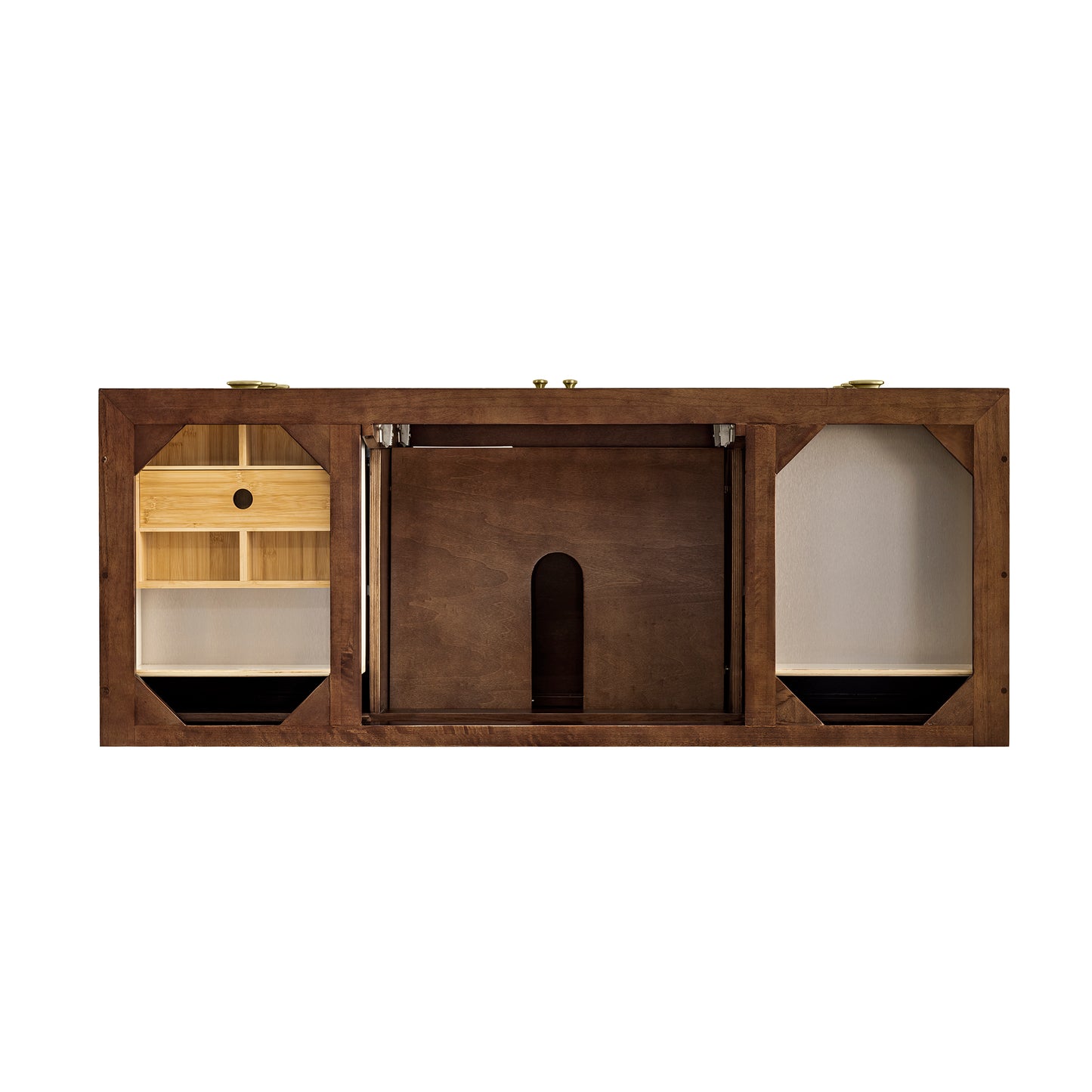 Amberly 60" Single Vanity, Mid-Century Walnut James Martin Vanities