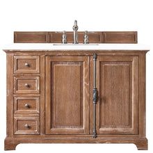 Load image into Gallery viewer, Providence 48&quot; Single Vanity Cabinet, Driftwood, w/ 3 CM White Zeus Quartz Top James Martin Vanities