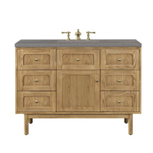 Load image into Gallery viewer, Laurent 48&quot; Single Vanity, Light Natural Oak w/ 3CM Grey Expo Top James Martin Vanities