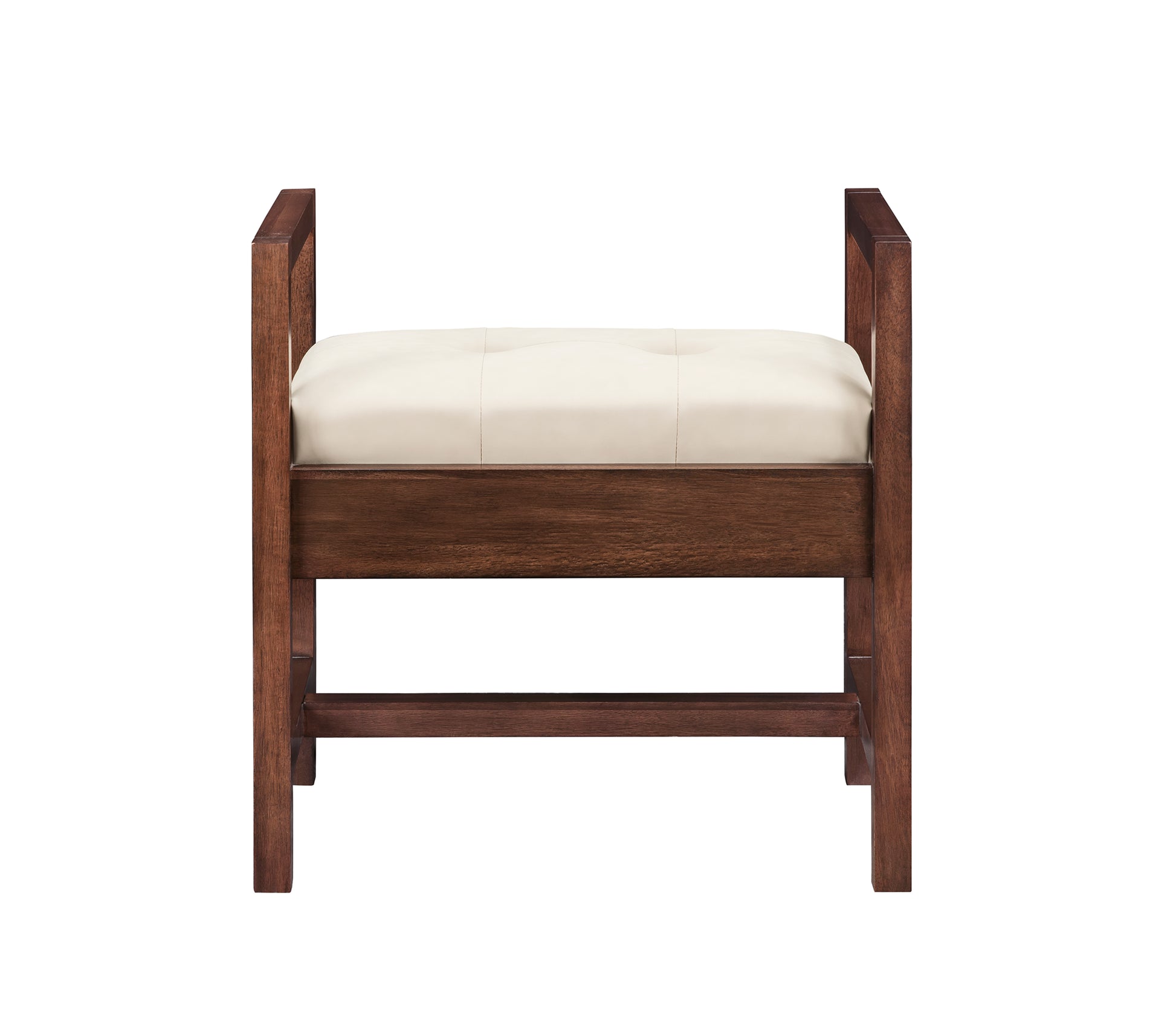 Addison 24.5" Upholsted Bench, Mid Century Acacia James Martin Vanities