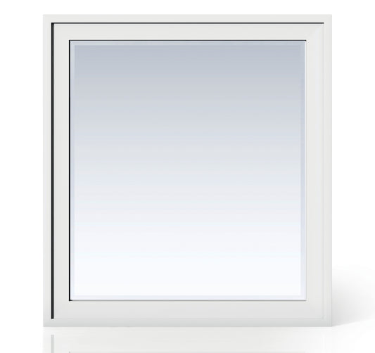 Bathroom Vanities Outlet Atlanta Renovate for LessAddison 36" Rectangular Mirror, Glossy White