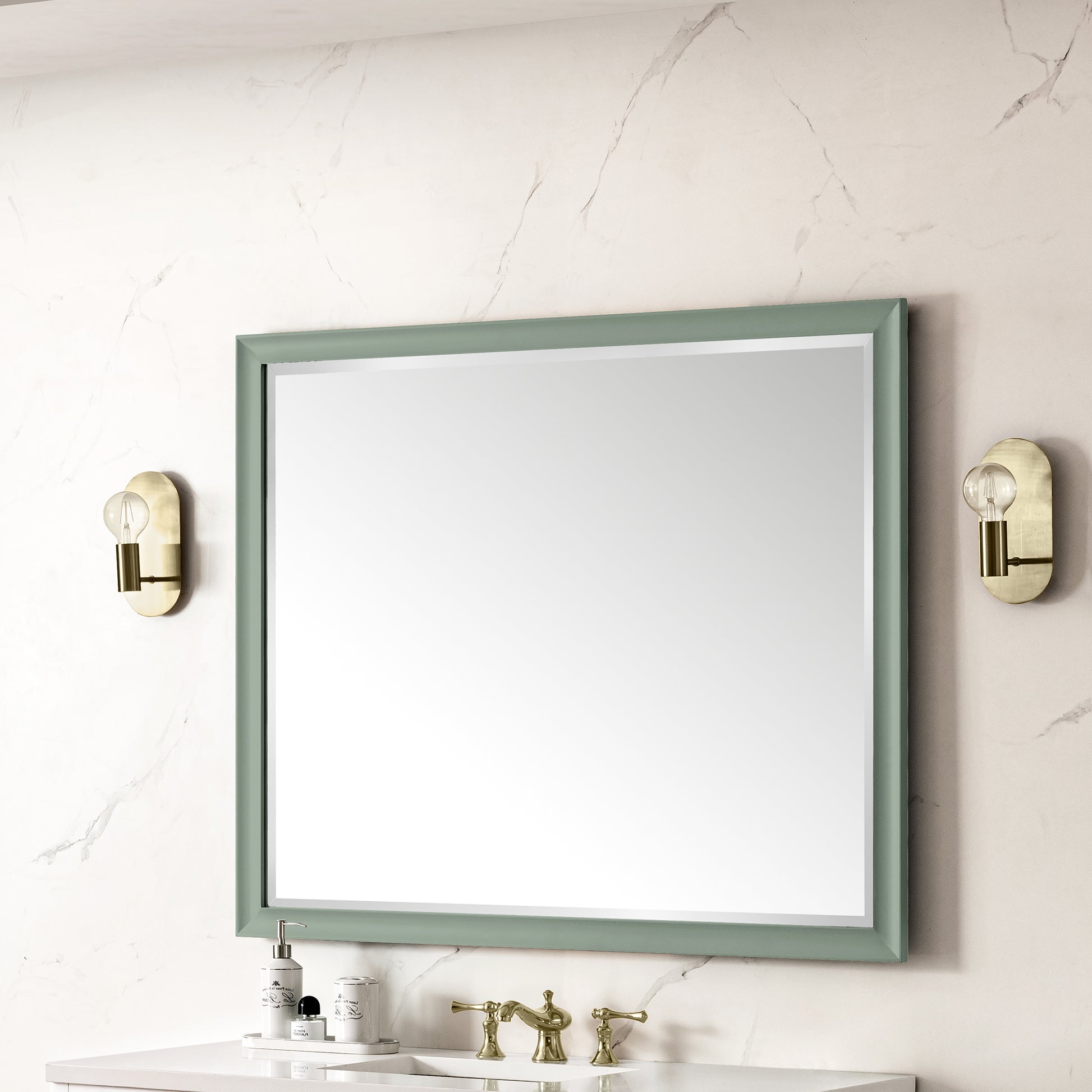 Glenbrooke 48" Mirror, Smokey Celadon James Martin Vanities