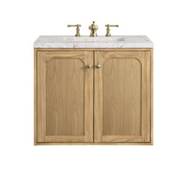 Load image into Gallery viewer, Laurent 30&quot; Single Vanity, Light Natural Oak w/ 3CM Eternal Jasmine Pearl Top James Martin Vanities