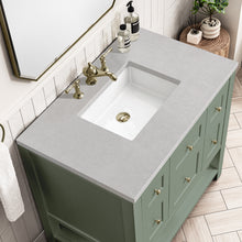 Load image into Gallery viewer, Bathroom Vanities Outlet Atlanta Renovate for LessBreckenridge 36&quot; Single Vanity, Smokey Celadon w/ 3CM Eternal Serena Top