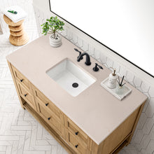 Load image into Gallery viewer, Bathroom Vanities Outlet Atlanta Renovate for LessBreckenridge 48&quot; Single Vanity, Light Natural Oak w/ 3CM Eternal Marfil Top