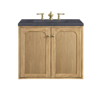 Load image into Gallery viewer, Laurent 30&quot; Single Vanity, Light Natural Oak w/ 3CM Charcoal Soapstone Top James Martin Vanities