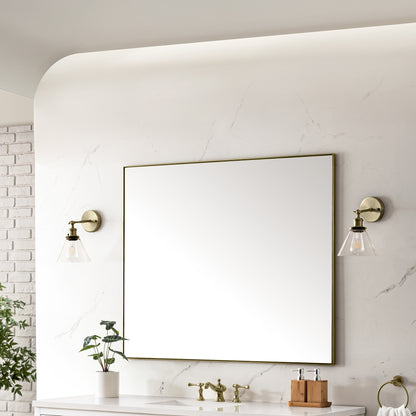 Rohe 48" Mirror, Champagne Brass James Martin Vanities