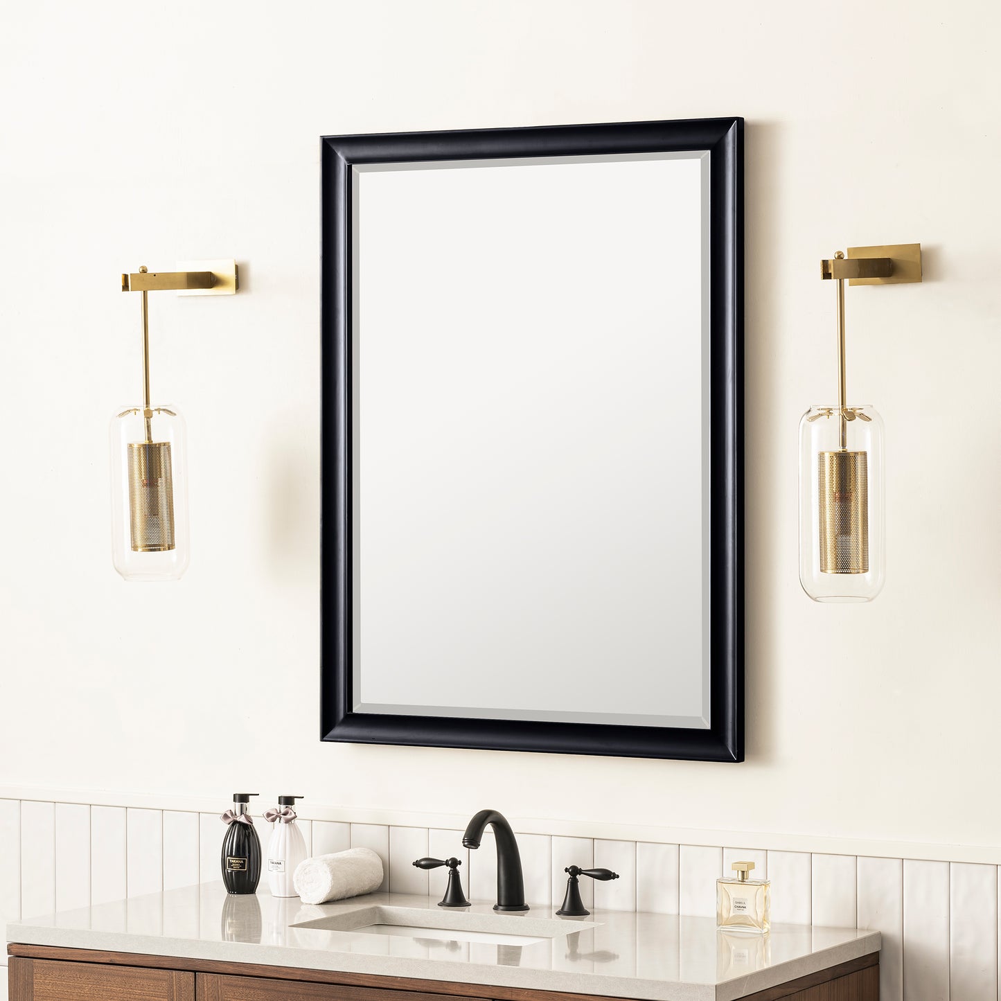 Glenbrooke 30" Mirror, Black Onyx James Martin Vanities