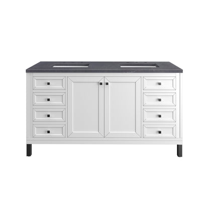 Part: Chicago Knobs and Legs Set for V60" in Matte Black James Martin Vanities