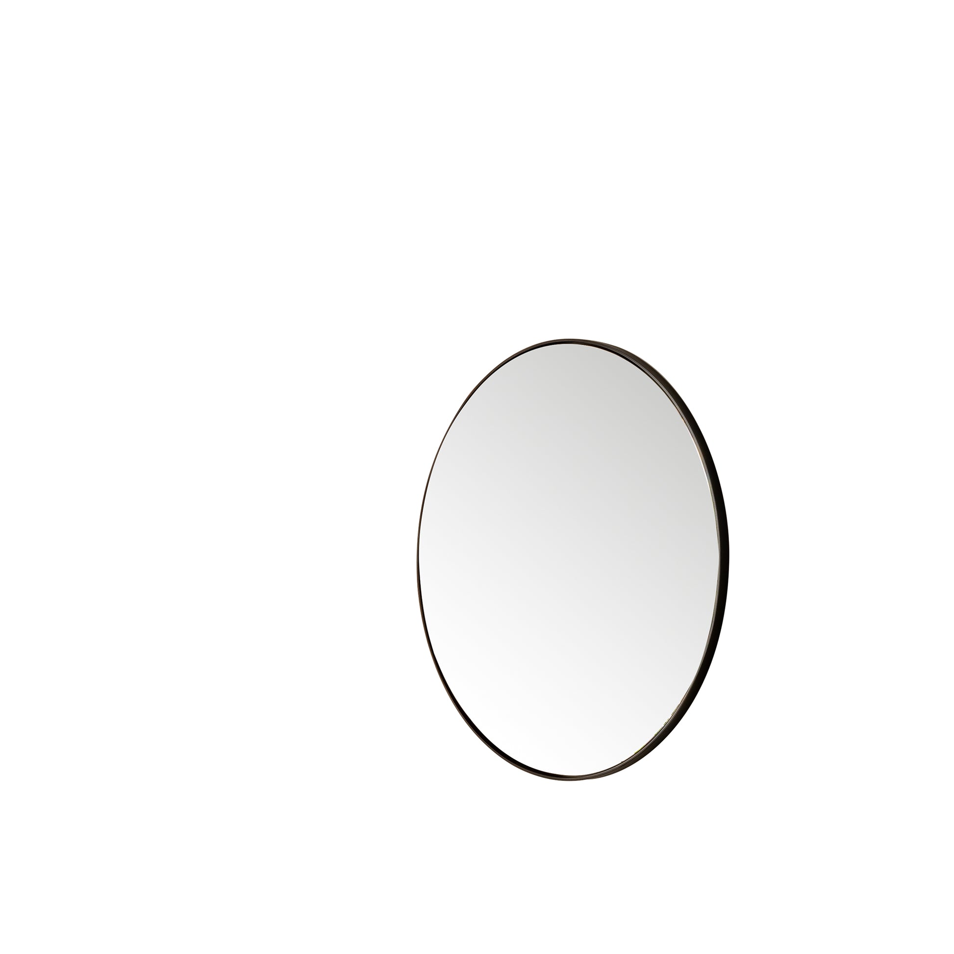 Bathroom Vanities Outlet Atlanta Renovate for LessRohe 30" Round Mirror, Matte Black