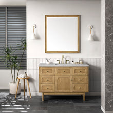 Load image into Gallery viewer, Laurent 48&quot; Single Vanity, Light Natural Oak w/ 3CM Eternal Serena Top James Martin Vanities