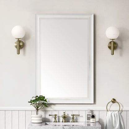 Glenbrooke 26" Mirror, Bright White James Martin Vanities