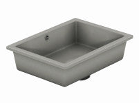 Undermount Solid Surface Sink, Glossy Natural Concrete James Martin