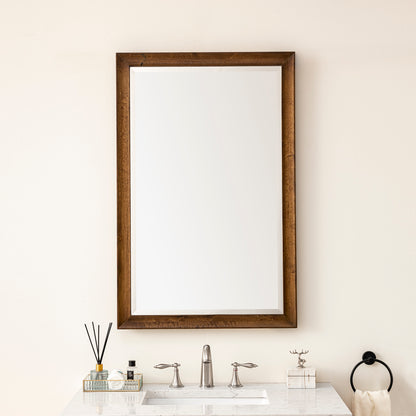Glenbrooke 26" Mirror, Country Oak James Martin Vanities