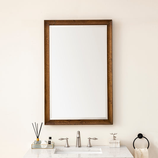 Glenbrooke 26" Mirror, Country Oak James Martin Vanities