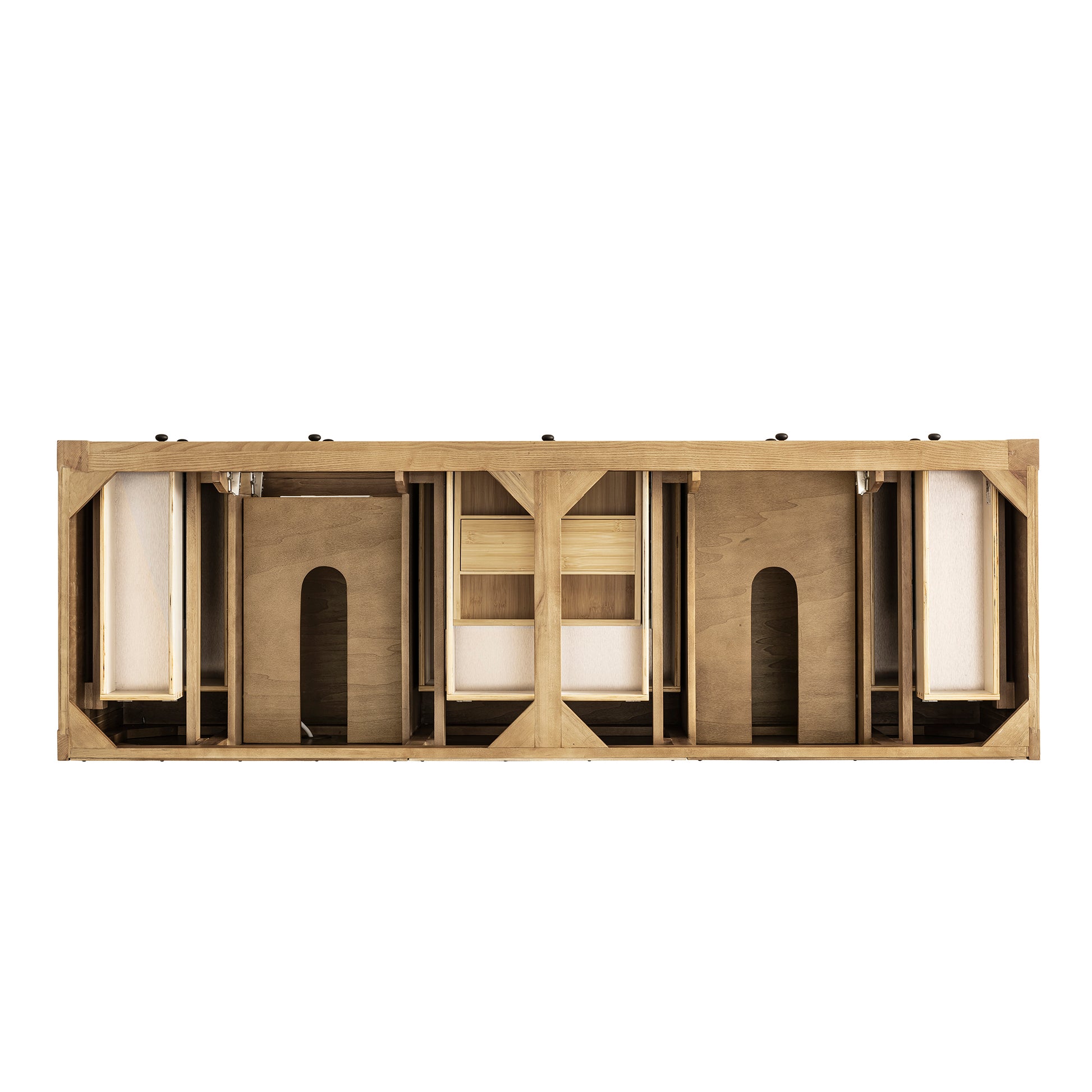 Breckenridge 72" Double Vanity, Light Natural Oak James Martin Vanities