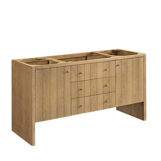 Hudson 60" Single Vanity, Light Natural Oak James Martin Vanities