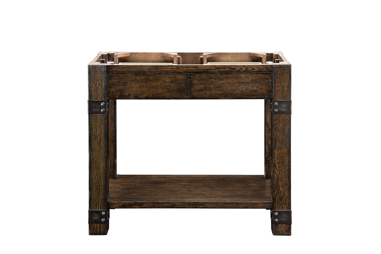 Brooklyn 39.5" Wooden Sink Console, Rustic Ash James Martin Vanities