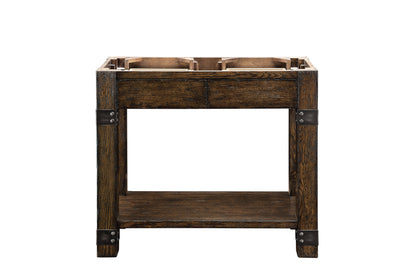 Brooklyn 39.5" Wooden Sink Console, Rustic Ash James Martin Vanities