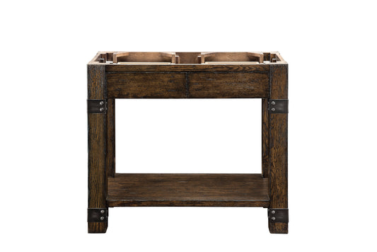 Brooklyn 39.5" Wooden Sink Console, Rustic Ash James Martin Vanities