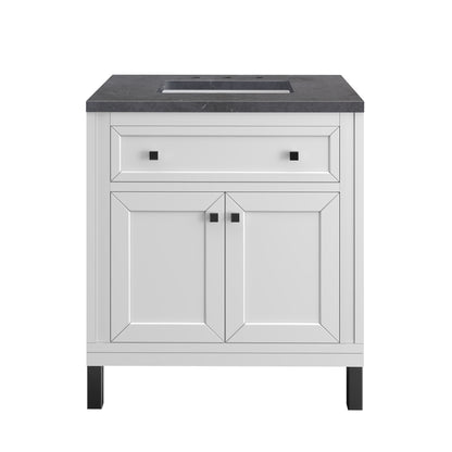 Part: Chicago Knobs and Legs Set for V30" and V36" in Matte Black James Martin Vanities