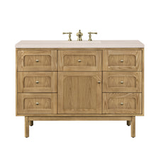 Load image into Gallery viewer, Laurent 48&quot; Single Vanity, Light Natural Oak w/ 3CM Eternal Marfil Top James Martin Vanities