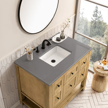 Load image into Gallery viewer, Bathroom Vanities Outlet Atlanta Renovate for LessBreckenridge 36&quot; Single Vanity, Light Natural Oak w/ 3CM Grey Expo Top