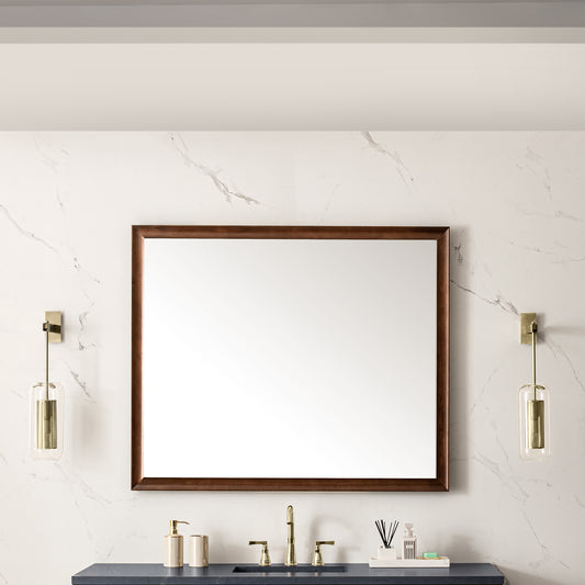 Glenbrooke 48" Mirror, Mid-Century Walnut James Martin Vanities