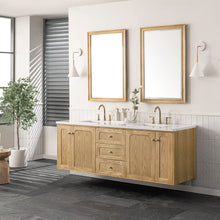 Load image into Gallery viewer, Laurent 72&quot; Double Vanity, Light Natural Oak w/ 3CM Arctic Fall Top James Martin Vanities