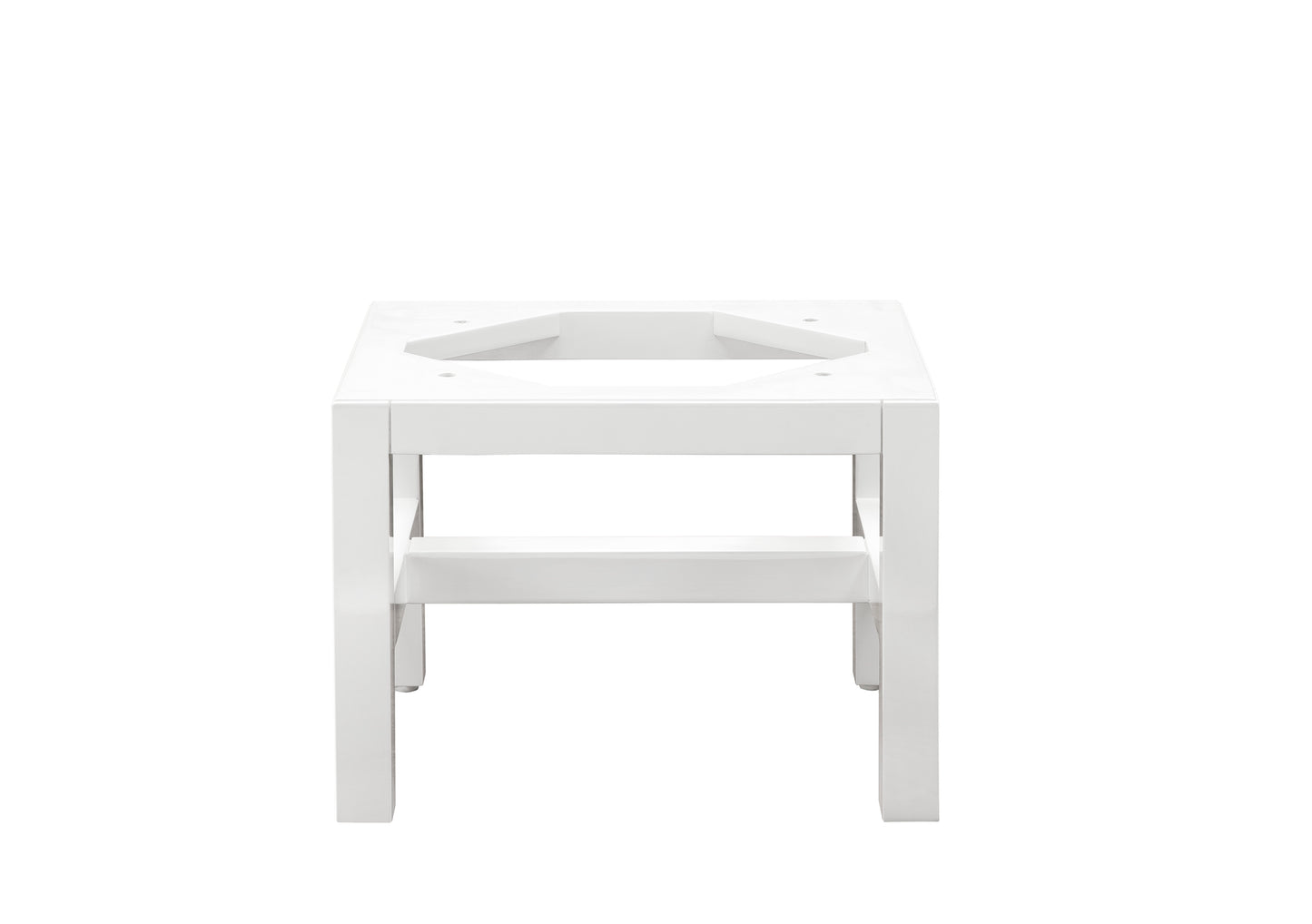 Addison 12"  Wooden Stand for Petite Tower Hutch, Glossy White James Martin Vanities