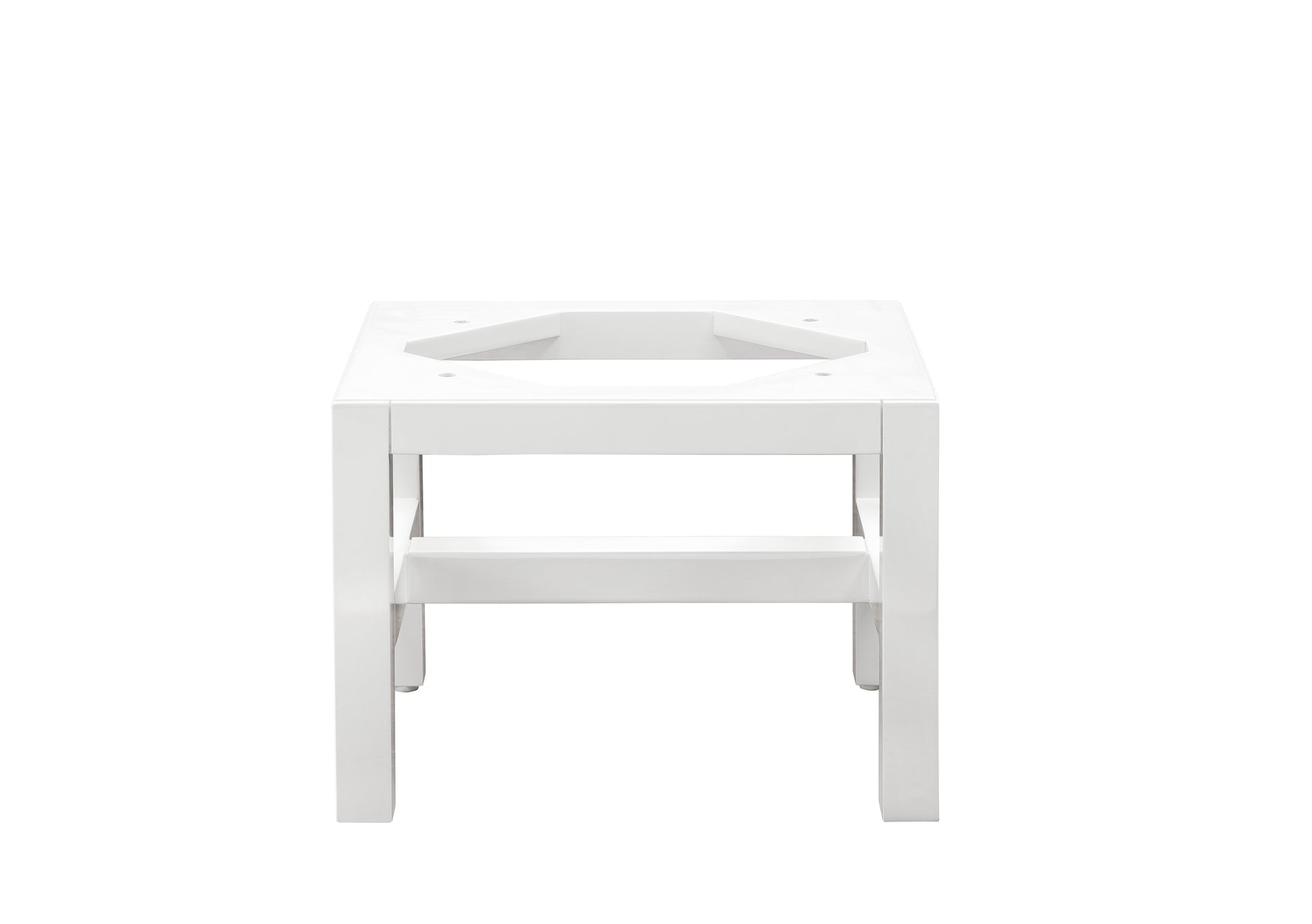 Addison 12"  Wooden Stand for Petite Tower Hutch, Glossy White James Martin Vanities