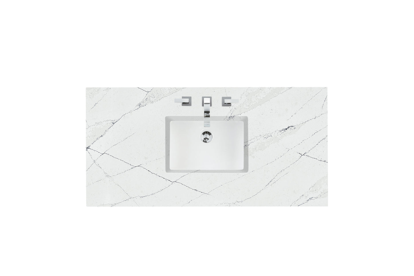 Bathroom Vanities Outlet Atlanta Renovate for Less48" Single Top, 3 CM Ethereal Noctis Quartz w/ Sink