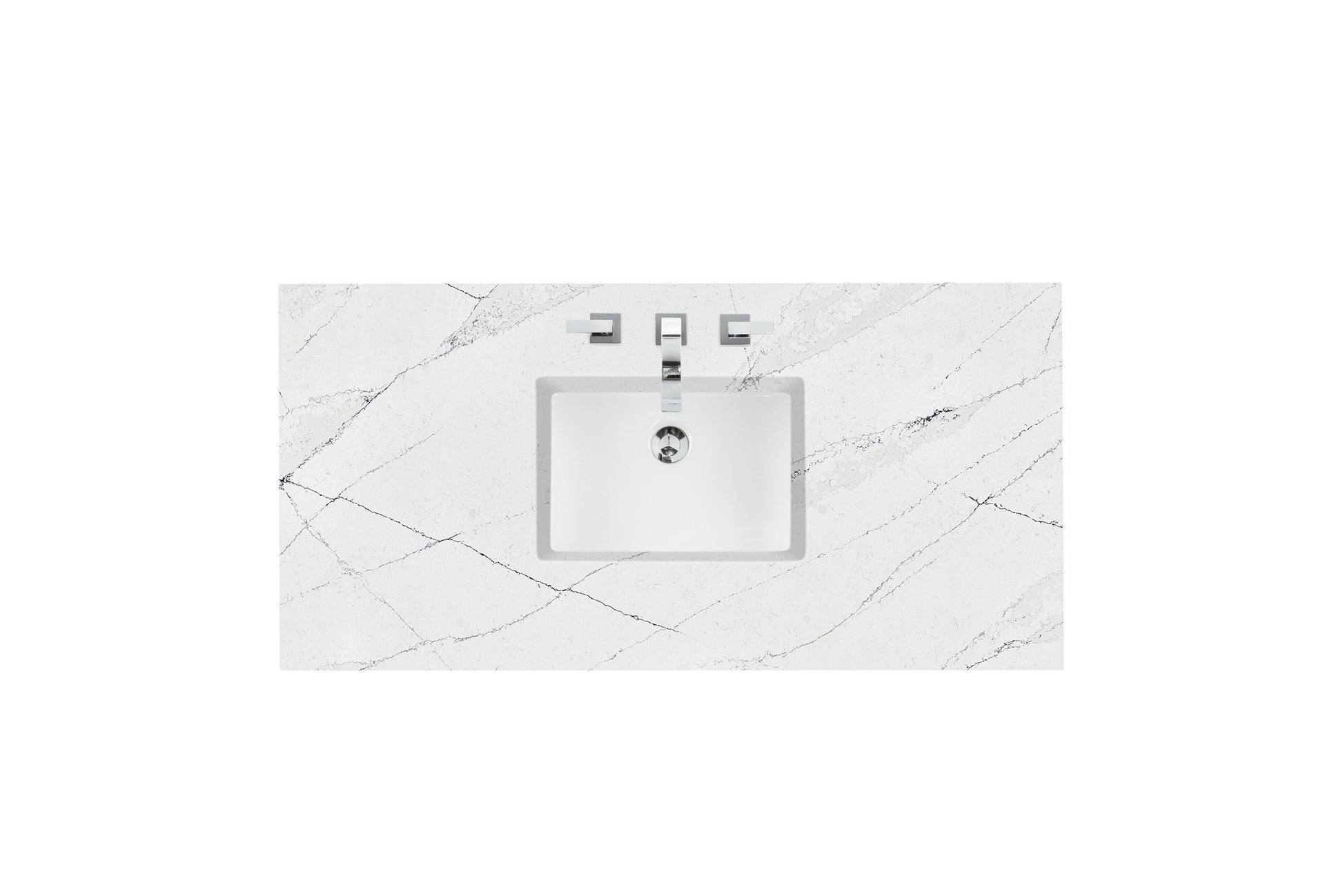 Bathroom Vanities Outlet Atlanta Renovate for Less48" Single Top, 3 CM Ethereal Noctis Quartz w/ Sink