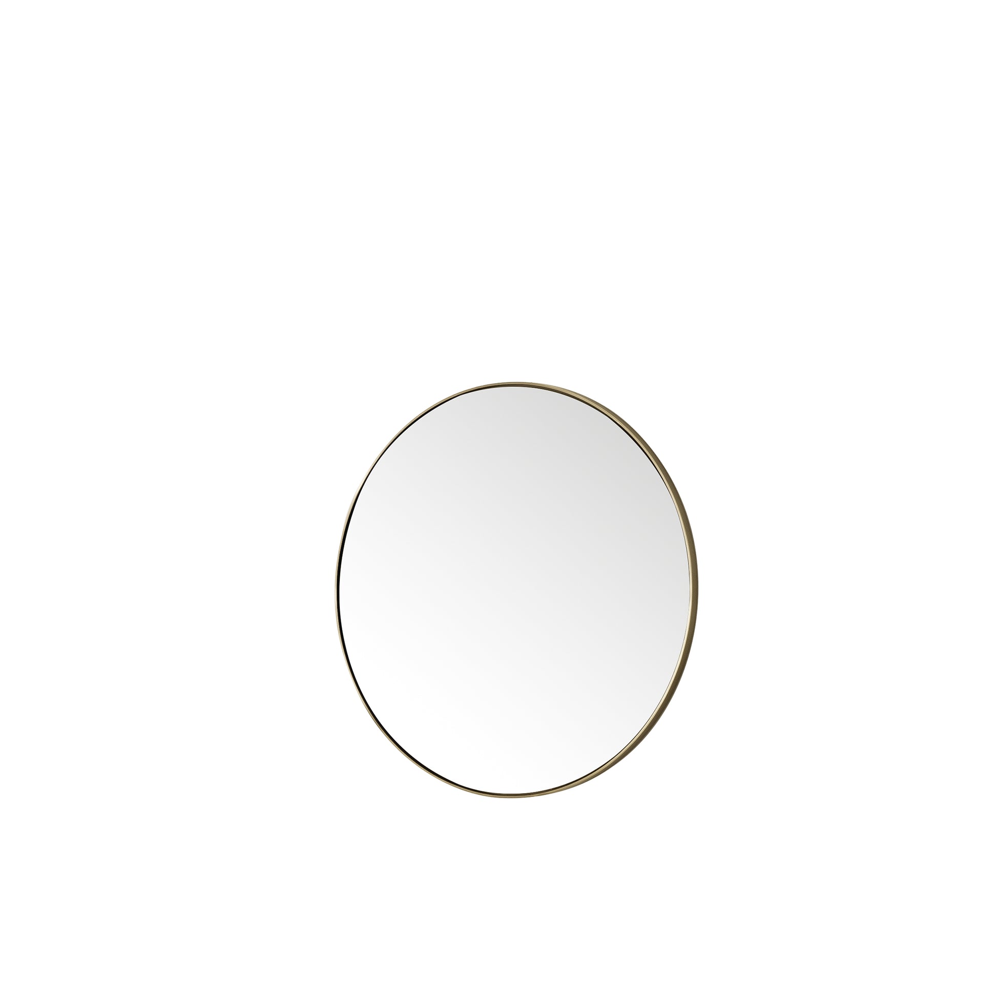 Rohe 30" Round Mirror, Champagne Brass James Martin Vanities