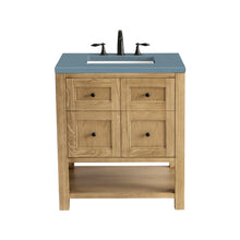 Load image into Gallery viewer, Breckenridge 30&quot; Single Vanity, Light Natural Oak w/ 3CM Cala Blue Top James Martin Vanities